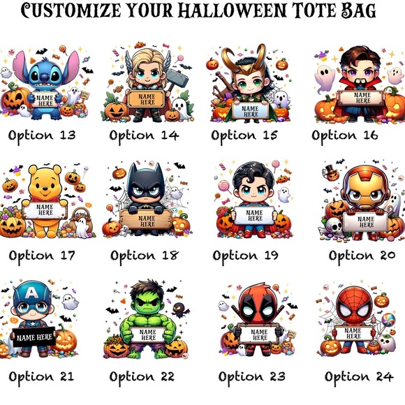 Customize halloween treat bag - Picture 2 of 8